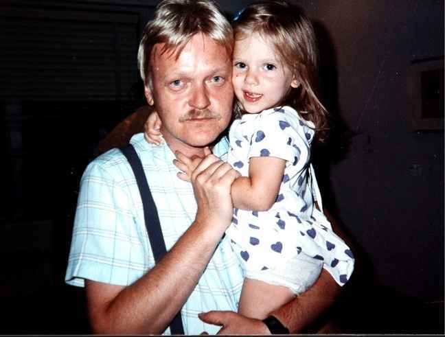 Scarlett Johansson with her father Karsten Johansson