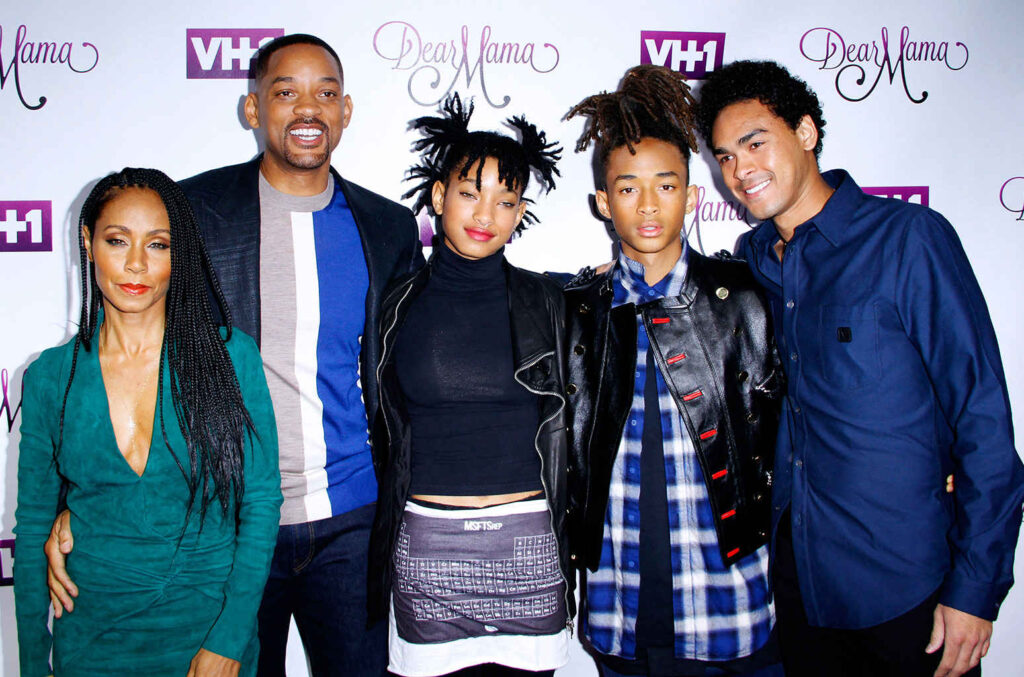 Will smith with family