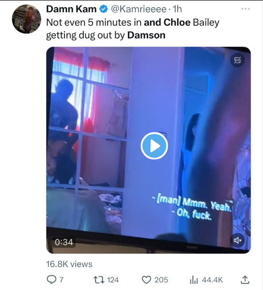 Chloe Bailey Swarm Scene Leaked With Damson Idris On Sex Amazon Prime