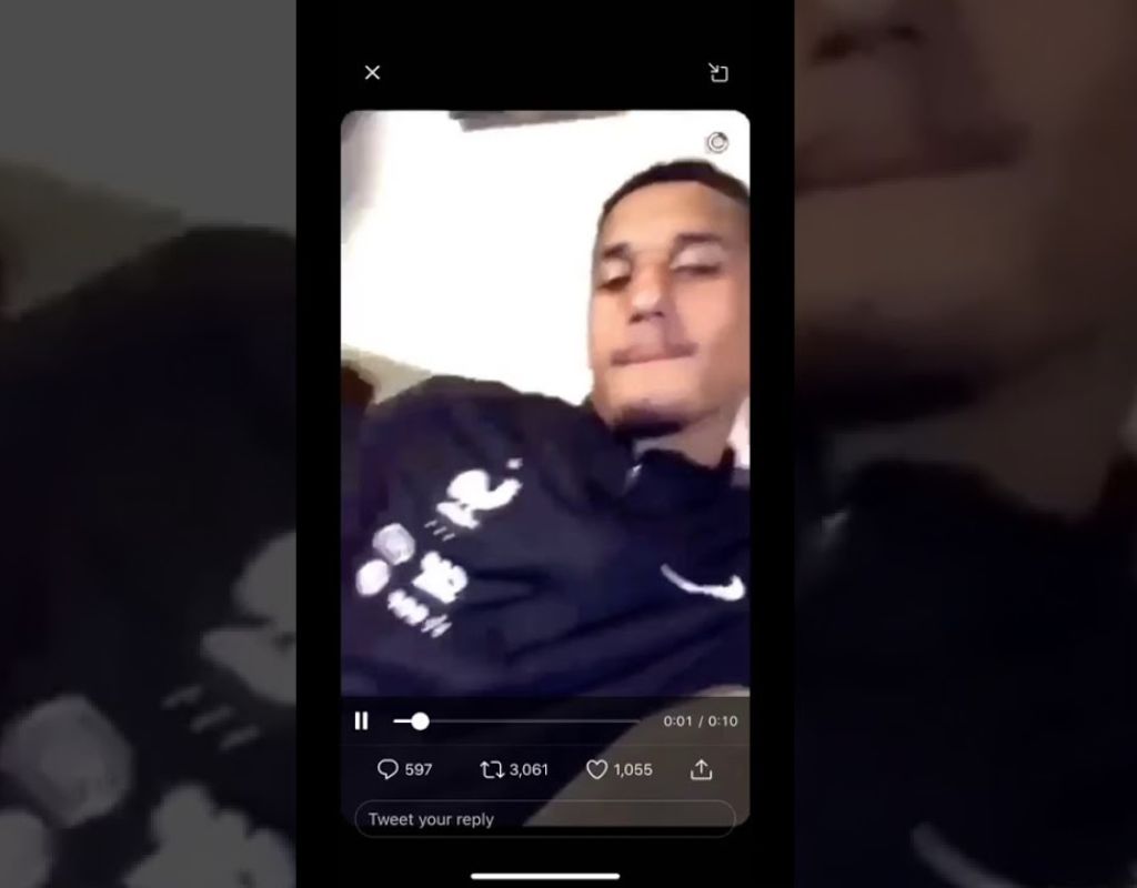 A video showing a French teammate "knocking one out" in the changing room was recorded by Arsenal's Saliba and has since gone viral.